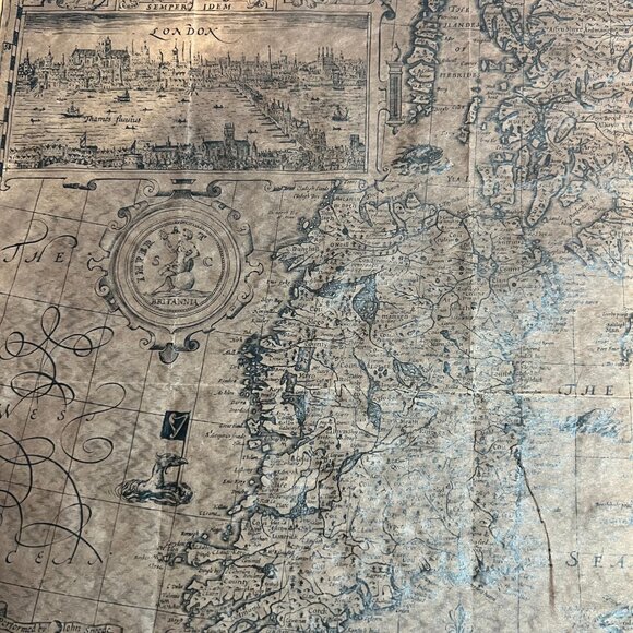 Antique? Map of Great Britain & Ireland - Picture 3 of 10